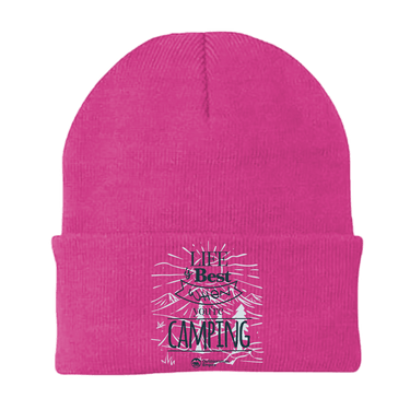 Life Is Best Embroidered Beanie